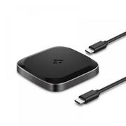 Ładowarki do telefonów - Spigen Ładowarka Indukcyjna + Kabel PF2004 Powerarc Wireless Charger 15W Black - miniaturka - grafika 1