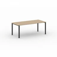 Stoły i stoliki do biura - B2B Partner Stół konferencyjny INFINITY 2000 x 900 x 750 mm, buk 499498 - miniaturka - grafika 1