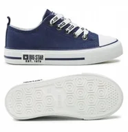 Buty dla dziewczynek - Buty dziecięce BIG STAR granatowe KK374046 r.33 - miniaturka - grafika 1