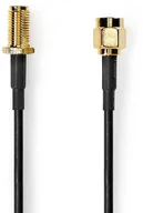 Kable komputerowe i do monitorów - Nedis Kabel wtyk SMA - gniazdo SMA 3m 50Ohm CSGL02010BK30 - miniaturka - grafika 1