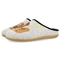 Kapcie damskie - HOT POTATOES Męskie kapcie Thuama, szare, 41 EU - miniaturka - grafika 1