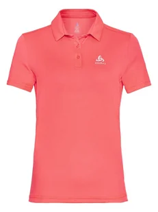 Odlo Funkcyjna koszulka polo w kolorze koralowym - Koszulki sportowe damskie - miniaturka - grafika 1