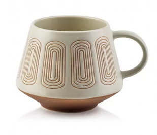 AffekDesign Porcelanowy kubek matowy 9442H4 9442H4 SAM ONE SIZE - Kubki - miniaturka - grafika 1