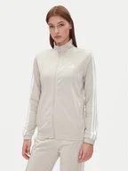 Bluzy damskie - adidas Bluza Tricot 3-Stripes JD4521 Beżowy Regular Fit - miniaturka - grafika 1