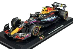 BBURAGO 2023 RED BULL RACING RB19 #11 SERGIO PEREZ GP MIAMI Z GABLOTKĄ 1:24 28030 - Samochody i pojazdy dla dzieci - miniaturka - grafika 1