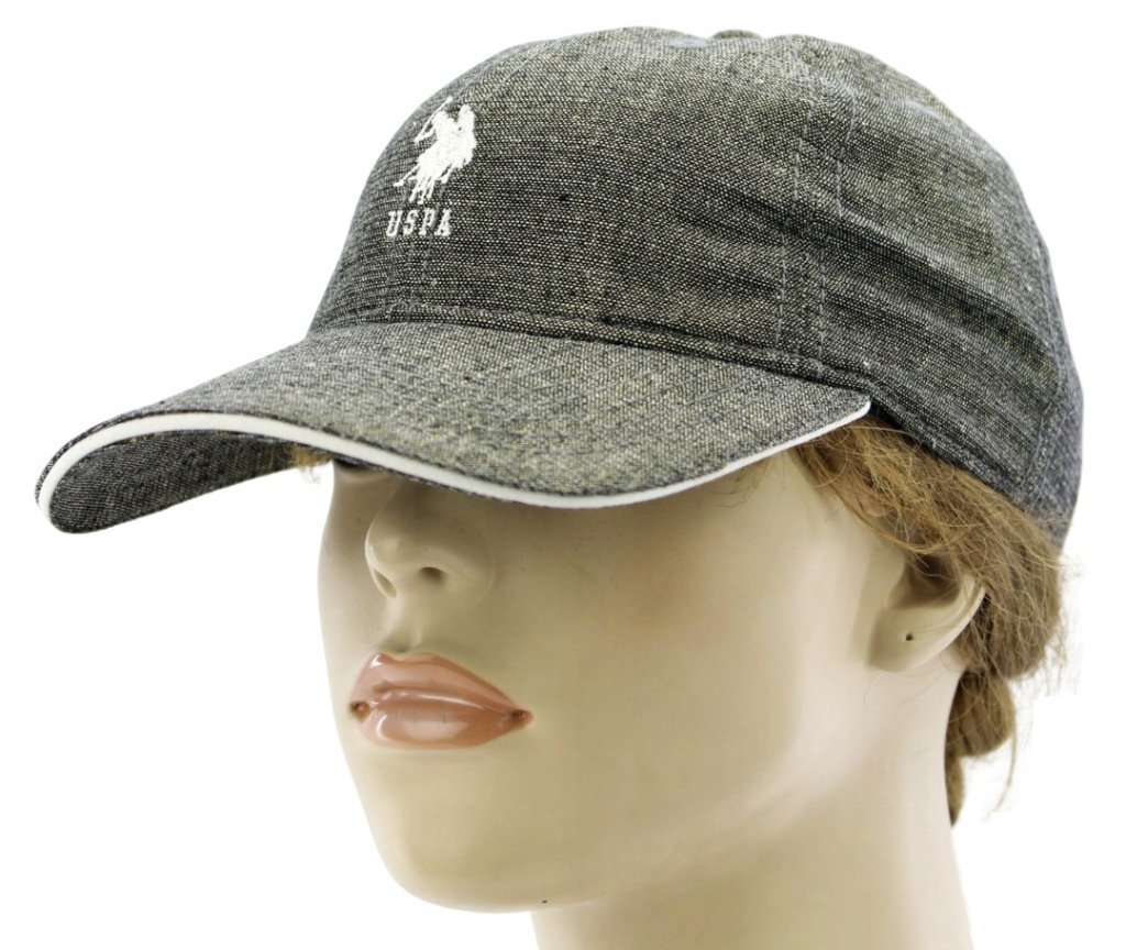 Czapka z daszkiem damska młodzieżowa U.S. Polo Assn. 54-59cm Haft Logo Lato