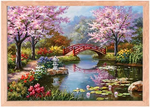 Haft Diamentowy Diamond Painting Mozaika + RAMKA DUŻA - Zabawki kreatywne - miniaturka - grafika 1