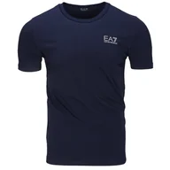 Koszulki męskie - Emporio Armani T-Shirt Koszulka Męska Granatowa 8Npt51 Pjm9Z M - miniaturka - grafika 1