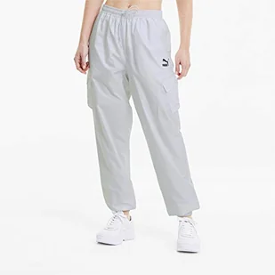 PUMA Spodnie damskie Classics Utility Pants biały Puma biały S - Spodnie damskie - miniaturka - grafika 1