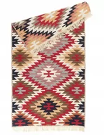 Dywany - Dywan Kilim Tkany Premium wzór 120x160 cm Aztecki - miniaturka - grafika 1