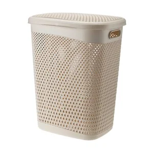 Kosz na bieliznę 55 l Orion 02893 beż - Kosze na bieliznę - miniaturka - grafika 1