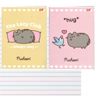 Zeszyty szkolne - 2X Zeszyt A4, 32 Kartki, W Trzy Linie, Pusheen Kotek Kot - miniaturka - grafika 1
