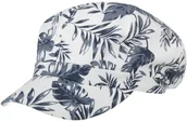 Czapki dla dzieci - Czapka Newsboy Allover Leaves by Lipodo, biało-ciemnoniebieski, S (55-56 cm) - miniaturka - grafika 1