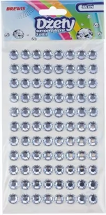 Brewis Dżety samoprzylepne srebrne 8mm (88) VB8644 - Dekoratorstwo - miniaturka - grafika 1