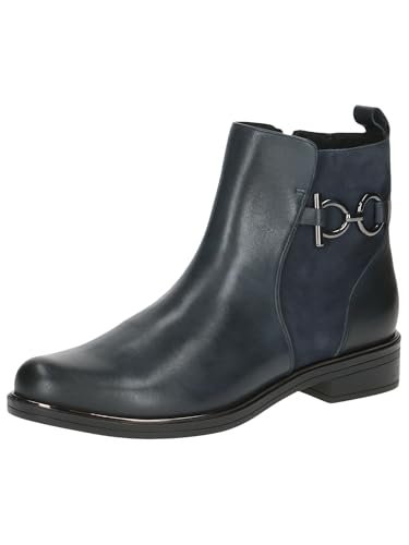 Caprice Damskie botki Boot Flat 9-25325-43, Ocean Comb, 37 EU, Ocean Comb, 37 EU