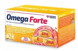 SILESIAN PHARMA SP ZOO Rodzina Zdrowia Omega forte x 60 kaps - Wzrok i słuch - miniaturka - grafika 1