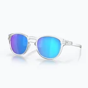 Okulary przeciwsłoneczne - Okulary przeciwsłoneczne Oakley Latch matte clear/prizm sapphire polarized - miniaturka - grafika 1