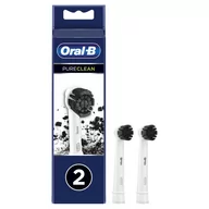 Końcówki do szczoteczek elektrycznych - Braun Oral-B końcówki do szczoteczki elektrycznej Pure Clean 2szt. EB20CH-2 Activate Charcoal - miniaturka - grafika 1