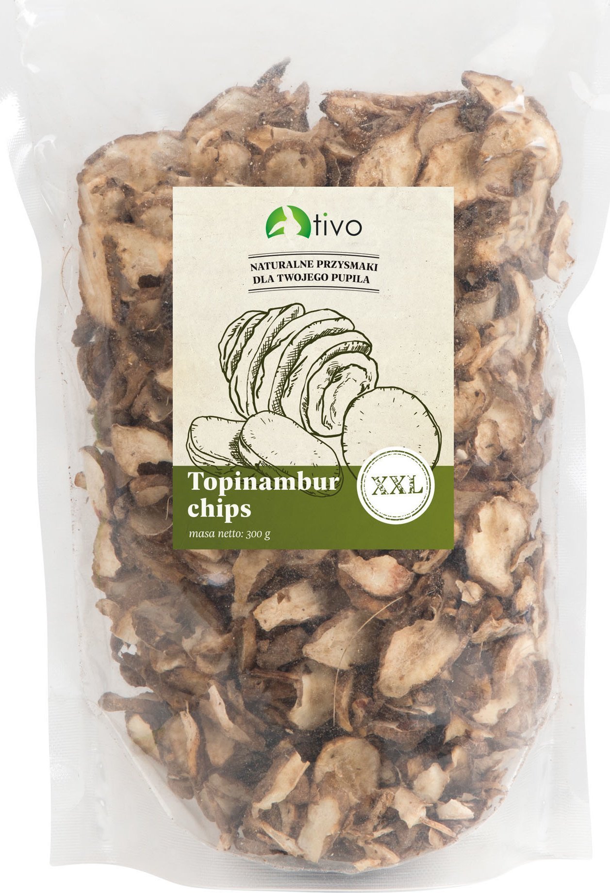 Tivo XXL Chipsy Topinambur 300g - Naturalny Przysmak