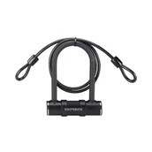 Zabezpieczenia do roweru - Zapięcie rowerowe KRYPTONITE K000648 Mini U-lock Czarny - miniaturka - grafika 1