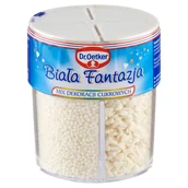 Dodatki do ciast w proszku - Dr Oetker BIAŁA FANTAZJA MIX DEKORACJI CUKROWYCH 73 G zakupy dla domu i biura! 44723948 - miniaturka - grafika 1