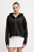 Bluzy damskie - Lacoste bluza damska kolor czarny z kapturem SF8641 - miniaturka - grafika 1