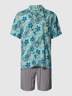 Piżamy męskie - Piżama z naszywką z logo model ‘SHORT PJ SET’ - grafika 1
