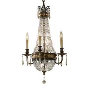 Lampy sufitowe - Elstead Lighting Bellini 4Lt Chandelier FE/BELLINI4 Elstead lampa wisząca stylowa świecznikowa FE/BELLINI4) - miniaturka - grafika 1