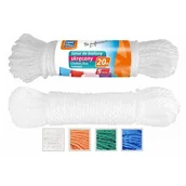 Inne artykuły do sprzątania - Sznur do bielizny skręcany 5 mm x 20 m - miniaturka - grafika 1