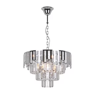 Kaja Cameron lampa wisząca 6x40W srebrny/kryształ K-8176 - Lampy sufitowe - miniaturka - grafika 1