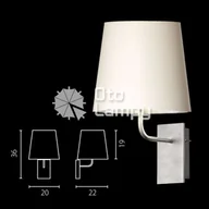 Lampy ścienne - Kinkiet BELL E27 - stal szczotkowana - miniaturka - grafika 1