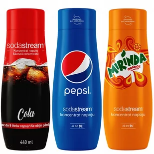 Sodastream Koncentrat Cola Pepsi Mirinda - Syropy i koncentraty owocowe - miniaturka - grafika 1