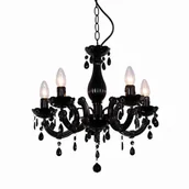 Lampy sufitowe - RLD94016-5B MAGNOLIA LAMPA WISZĄCA CZARNA/BLACK - miniaturka - grafika 1