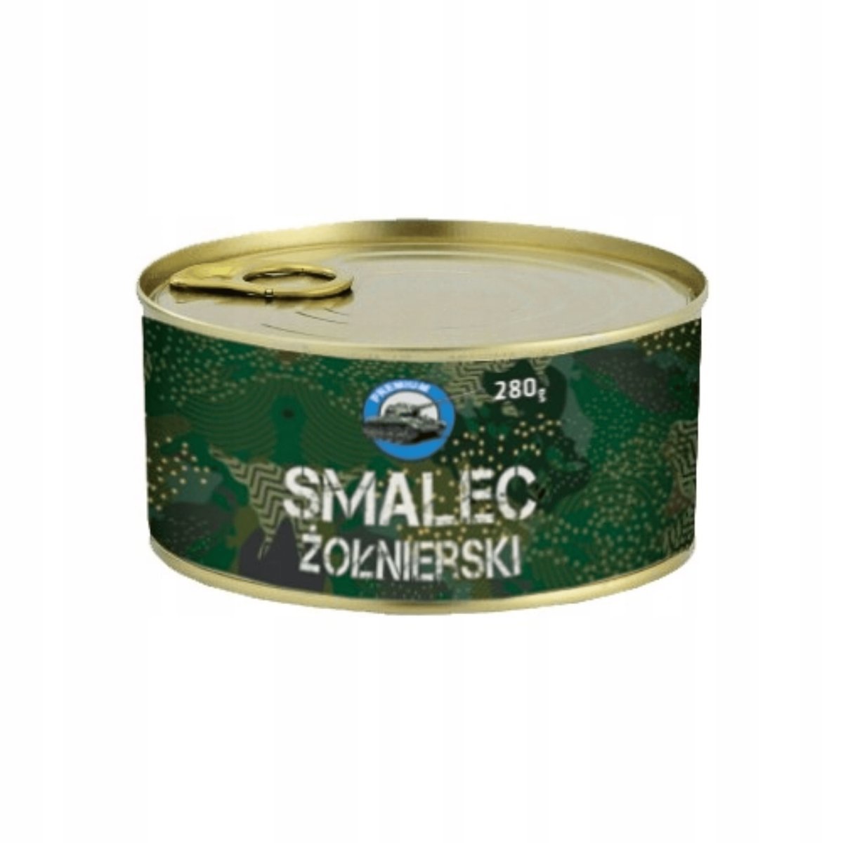 Smalec Żołnierski Ankor tradycyjny smalec ze skwarkami, puszka 280g