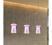 Lampy sufitowe - Eglo 901122-LED RGBW Ściemnialny żyrandol na lince CHIUSELLO-Z 3xLED/3,7W/230V białe - miniaturka - grafika 1