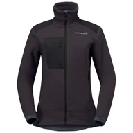 Bluzy sportowe damskie - Bluza damska Norrona trollveggen warm3 Jacket Rozmiar: L / Kolor: ciemnoszary - miniaturka - grafika 1