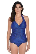 Stroje kąpielowe - Coolibar cooli Bar damski Bandeau tankini ochrony przed promieniami UV 50 +, niebieski, XL 03305-4290/55 - miniaturka - grafika 1