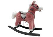 Zabawki na biegunach - Koń Na Biegunach 74 cm Dźwięki Różowy - miniaturka - grafika 1