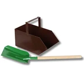 Akcesoria kominkowe - woodcarver Węglarka z łopatką dużą zestaw WZŁ-Z-L - miniaturka - grafika 1