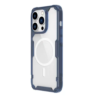 Nillkin Nature Pro Magnetic Case etui iPhone 14 Pro Max magnetyczny pokrowiec MagSafe niebieski - Etui i futerały do telefonów - miniaturka - grafika 4