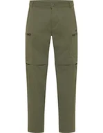 Spodenki męskie - Hot Sportswear Męskie spodnie trekkingowe Montreal, Pale Olive, 27 Kurz - miniaturka - grafika 1