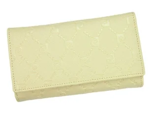 Pierre Cardin, Portfel skórzany damski, P79, 455, beżowy - Portfele - miniaturka - grafika 1