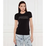 Koszulki i topy damskie - GUESS T-shirt Slim Fit - miniaturka - grafika 1