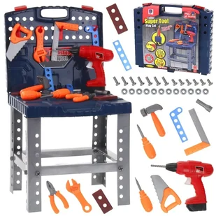 Zabawka edukacyjna Warsztat w walizce - Zabawy w naśladowanie dorosłych - miniaturka - grafika 1