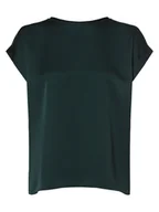 Koszule damskie - Vila - Bluzka damska VIEllette, zielony - miniaturka - grafika 1