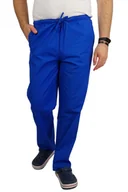 Odzież medyczna - Spodnie medyczne CLINIC męskie chabrowe 4XL - miniaturka - grafika 1