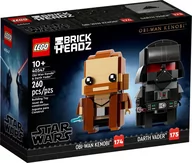 Klocki - LEGO Brickheadz Obi-Wan Kenobi i Darth Vader 40547 - miniaturka - grafika 1