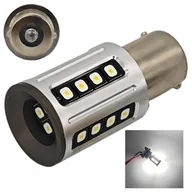 Żarówki samochodowe - żarówka LED P21W BA15S 12V bez błędu 2600lm biała mocne białe światło - miniaturka - grafika 1