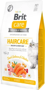 Brit Care Cat Grain Free Haircare Healthy & Shiny Coat 7 kg - Sucha karma dla kotów - miniaturka - grafika 2