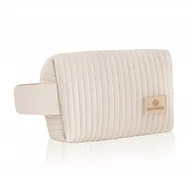 Kosmetyczki, organizery i kuferki - Pikowana kosmetyczka Betlewski skóra eko beżowa - miniaturka - grafika 1